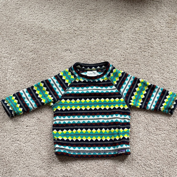 Patagonia Other - Patagonia Baby Fleece long sleeve shirt 3-6 M